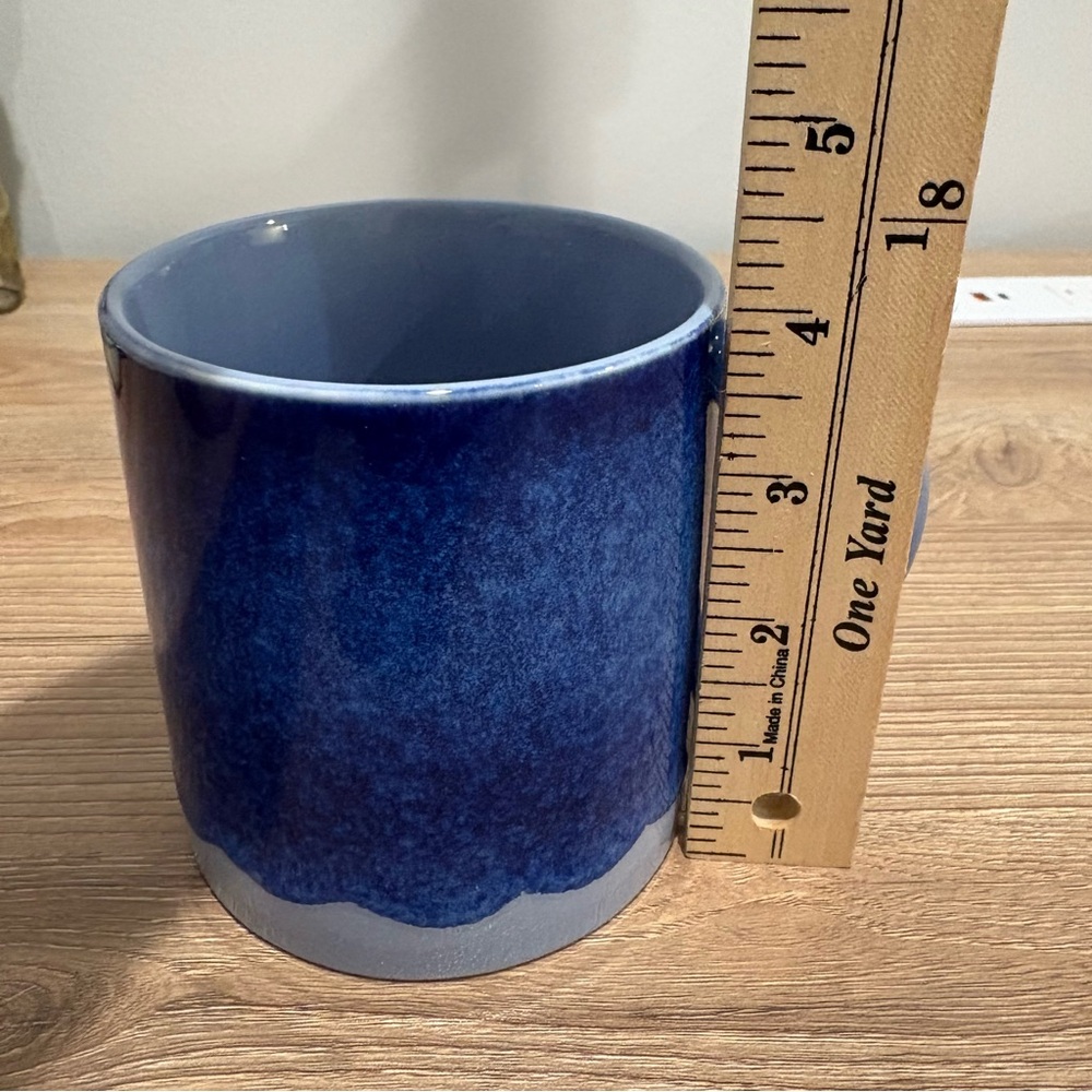 Starbucks Fall 2022 Blue/Periwinkle Drip Ombre Ceramic Mug Coffee Tea - Picture 6 of 6